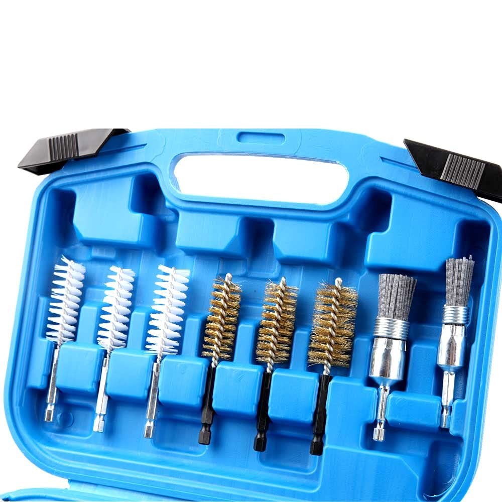 19pc INJECTOR SEAL SEAT Tool INJECTOR SHAFT CLEANING Set