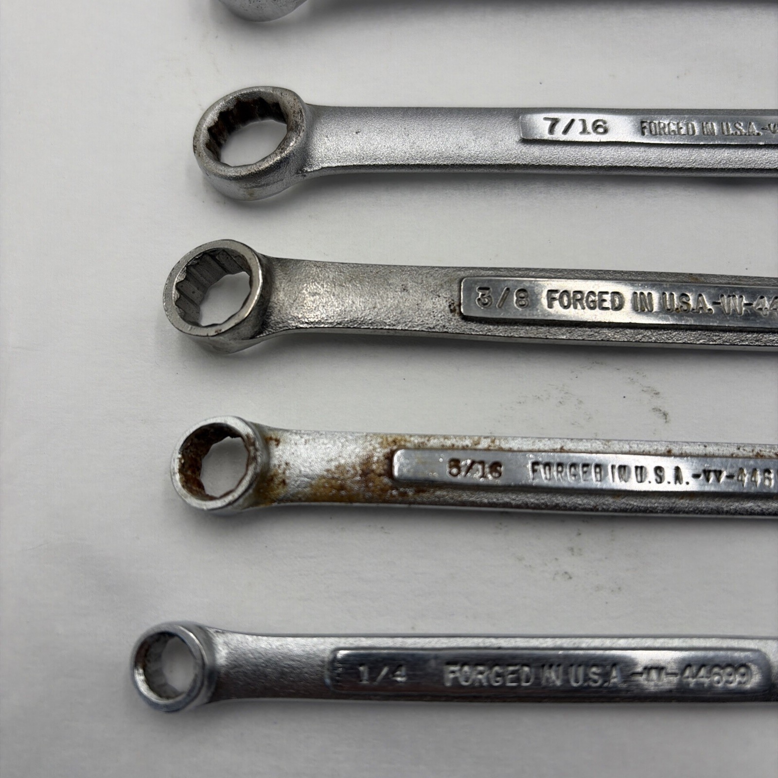 Vintage Craftsman -VV- SAE Combination Wrench Set of 9 Pieces See Description