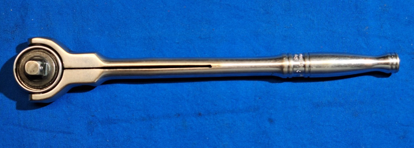 1987 Snap-On F748 10″ long swivel head 3/8″ drive ratchet