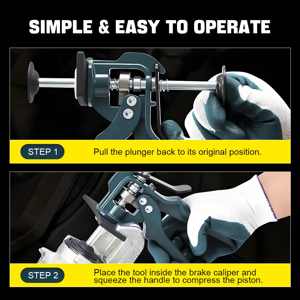 NEW Speedy Brake Pad Spreader Single Piston Brake Caliper Compressor Tool 24300