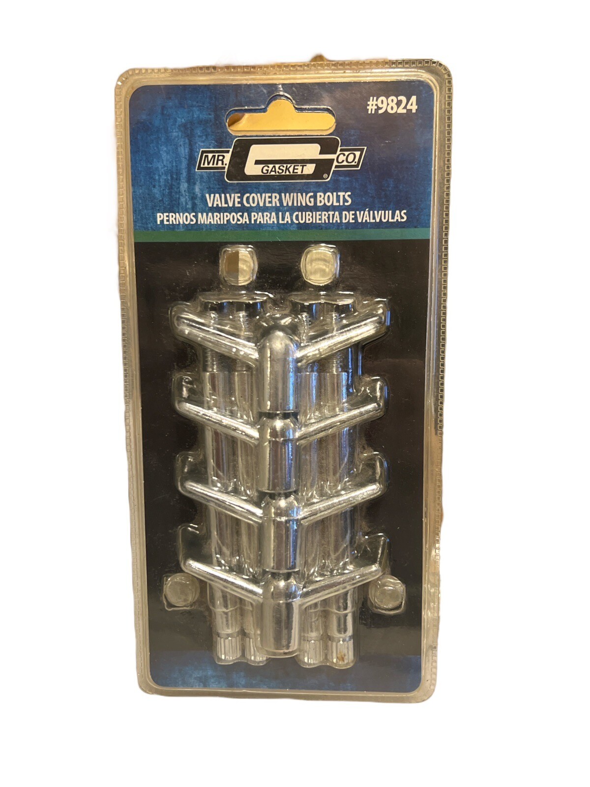 Mr Gasket 9824 Chrome Valve Cover Wing Bolts 1/4″-20 x 5/8″ Thread