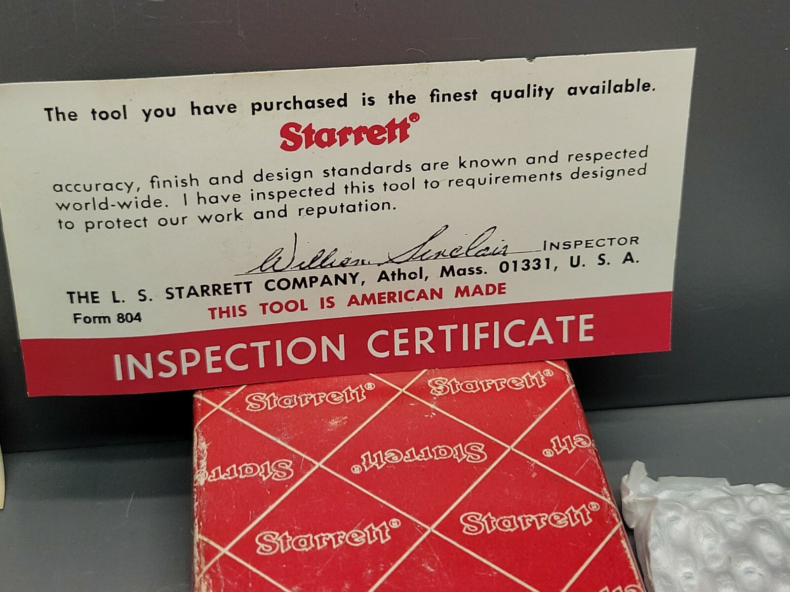Starrett 436RL-1 Micrometer NEW OLD STOCK USA