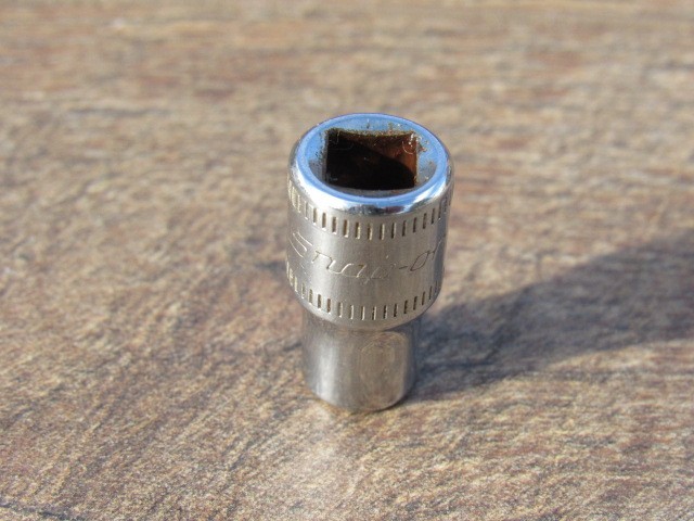 SNAP ON 6MM TMM6 1/4″ DRIVE METRIC 6 PT SHALLOW CHROME SOCKET 6 MM TMM ID MARK