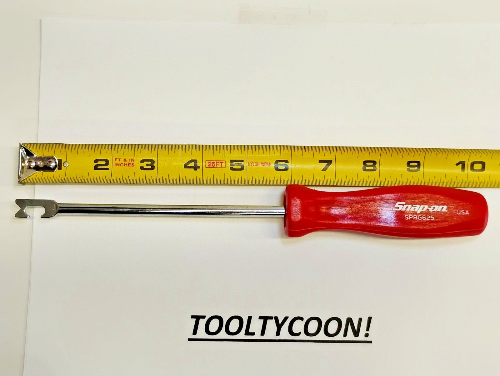 Snap-on Tools USA NEW RED 13/32″ Blade Width Push-Pull Spring Tool SPRG625R