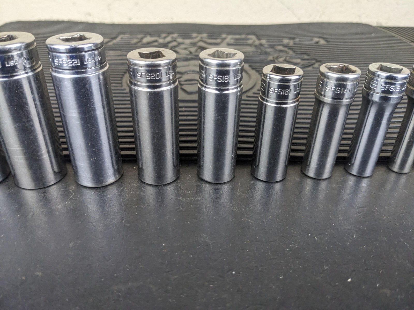 #bg225 Snap on Tools 211SFSY 3/8″ Drive Deep Chrome Socket Set Socket Set