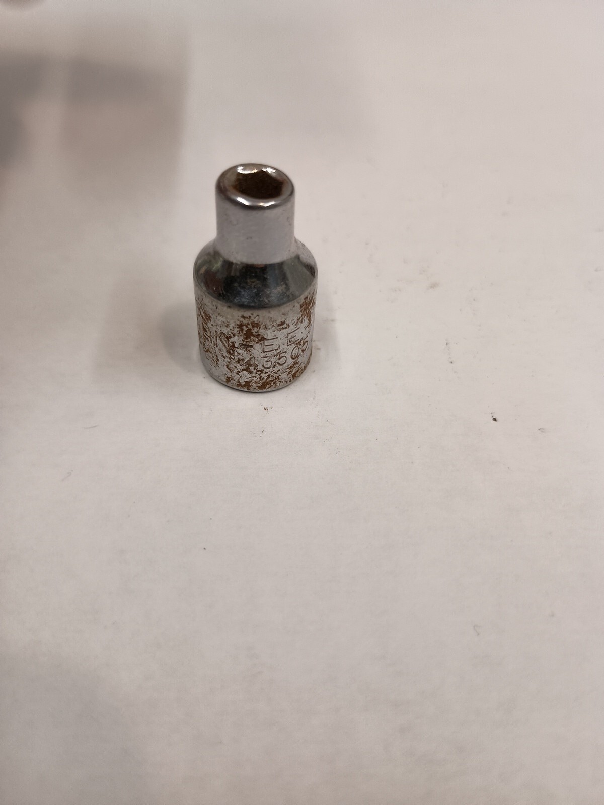 Craftsman -EE- 4mm 6 Point Shallow Chrome Socket 1/4″ Drive 43505 USA