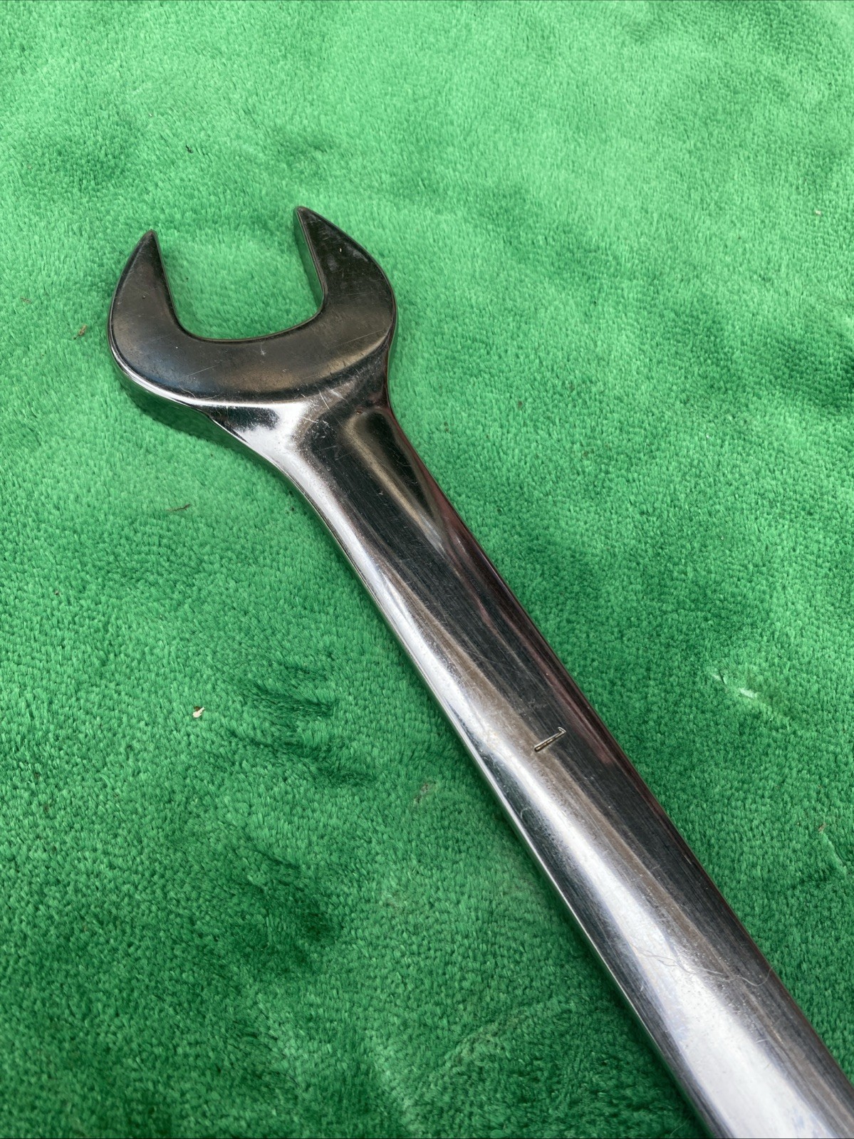 VINTAGE ARMSTRONG 1” 12 POINT COMBINATION OPEN BOX WRENCH # 25-432 USA