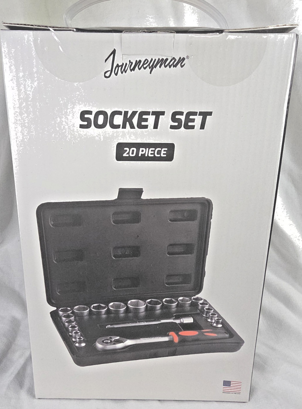 NIB Journeyman 20 Pc. Socket Set Mechanics Hand Tool Kit Ratchet Extension Case