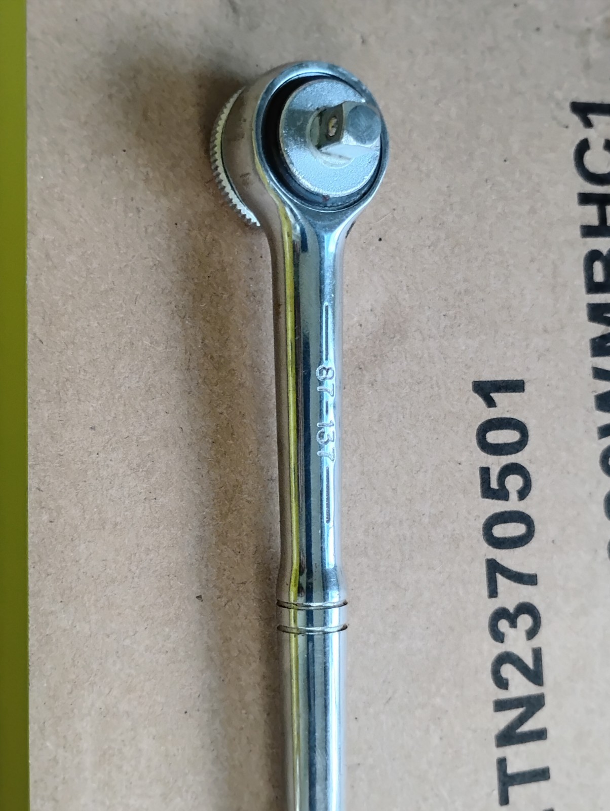 Stanley Professional 87-137 Thumb Wheel Ratchet 1/4″ Drive 5.5 inches Pre-Owned