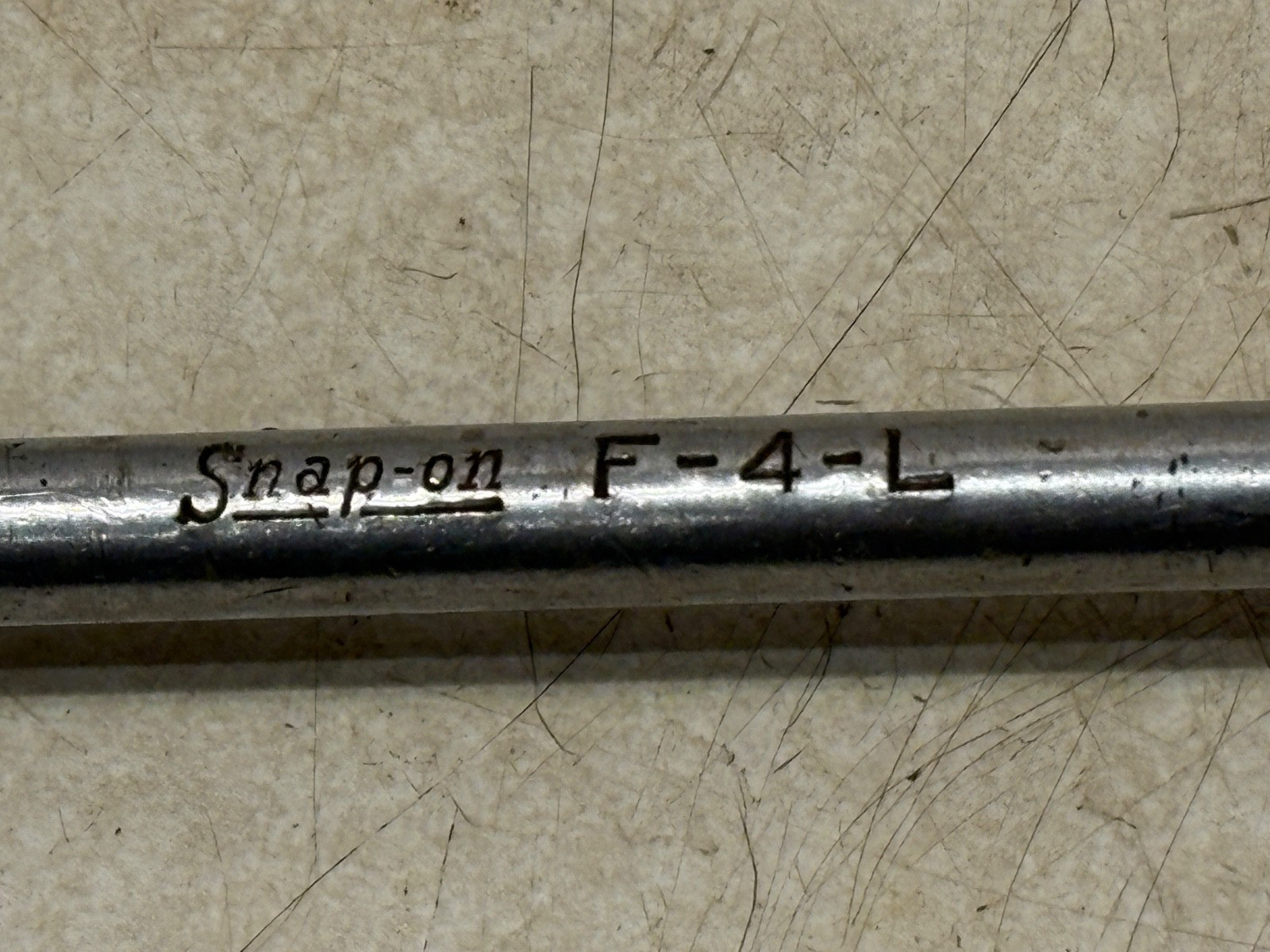 Vintage Snap On F-4-L 3/8″ Drive Speed Wrench 18″ Made In USA