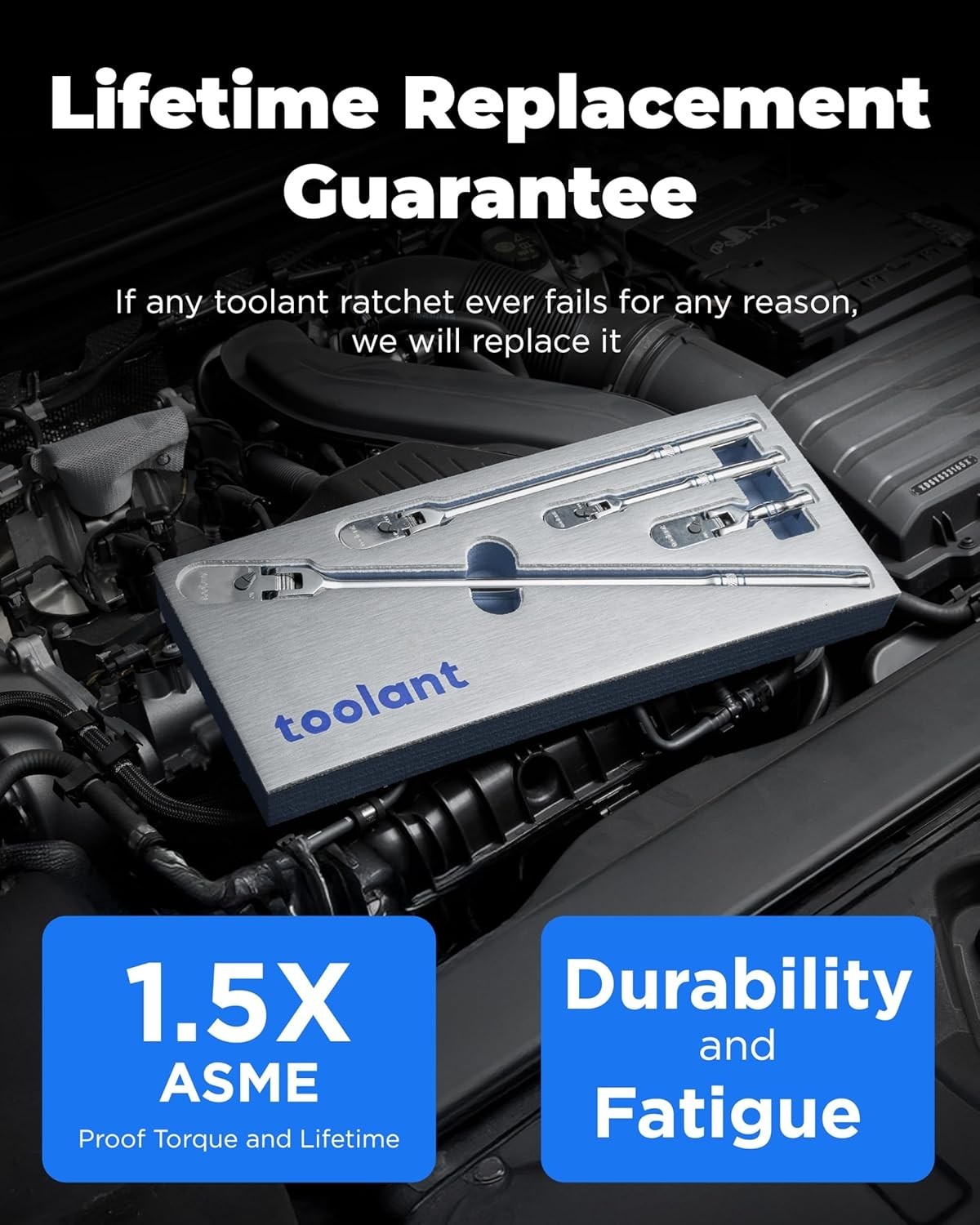 4Pcs Flex Head Ratchet Set, 1/4“&3/8″&1/2″ Drive Gear Wrench Compact Head Rat…