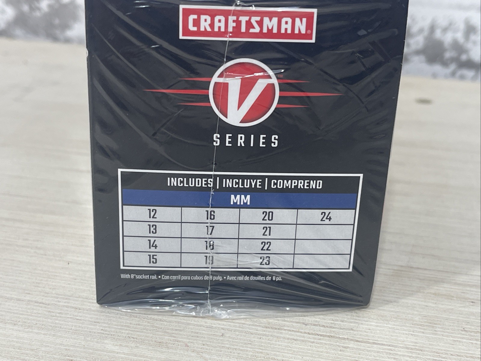 Craftsman V-Series 1/2″ Drive Metric 6 Point 13pc Deep Socket Set CMMT17595V