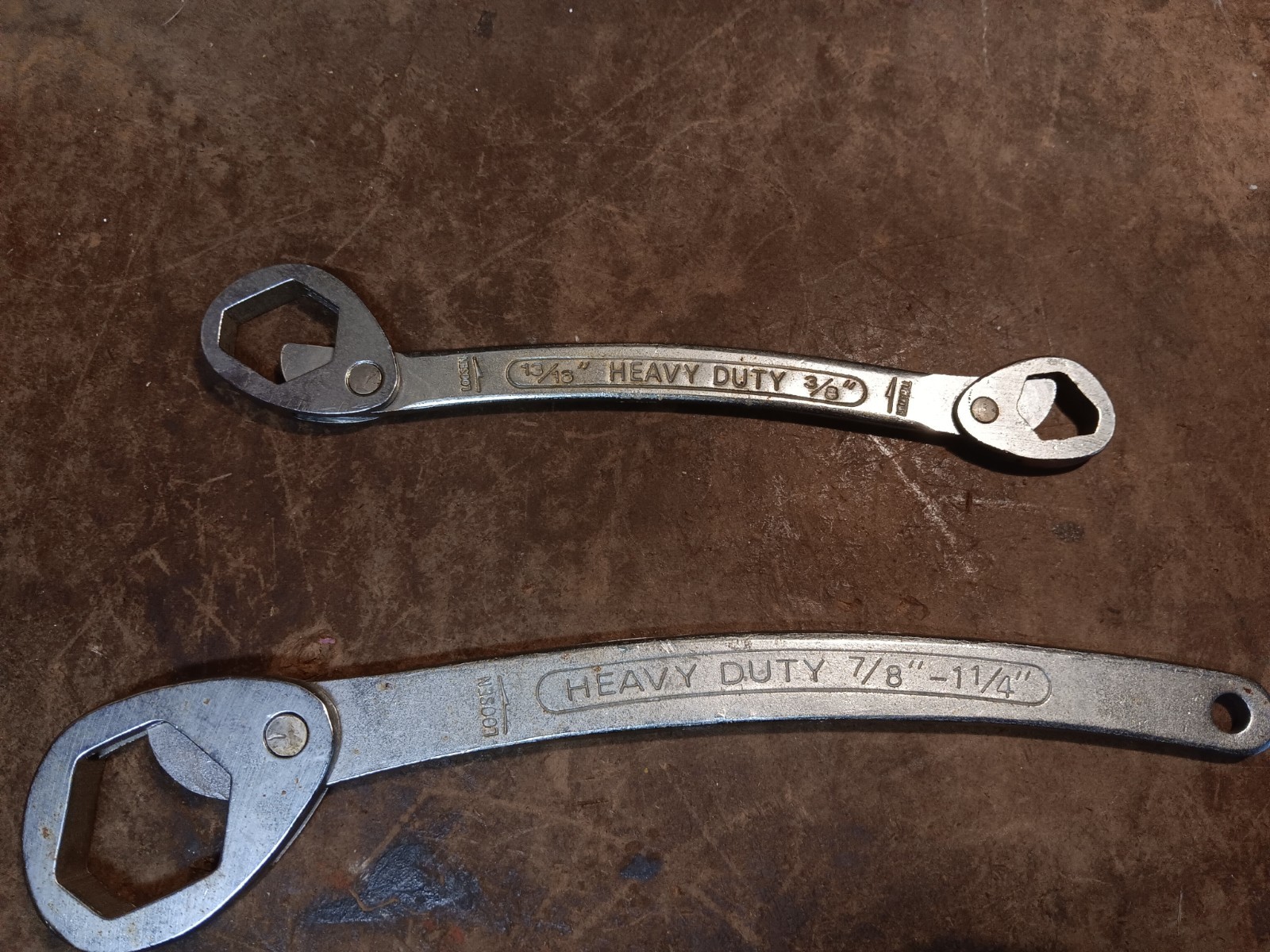 Set Of 2 Master Wrench Multi Wrenches 9-14 15-23 25-35 Heavy Duty Solid