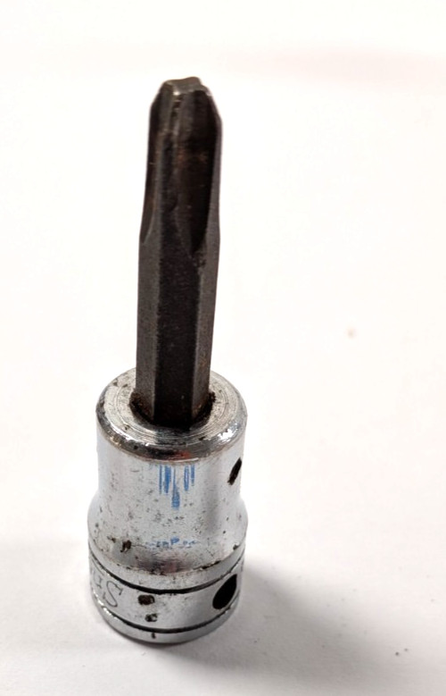 Snap-On FP32A 3/8″ drive #3 phillips socket long bit 1-1/4″ long