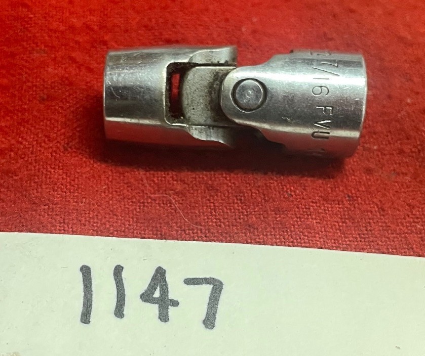 Snap-On FVU14 7/16” Swivel Socket 3/8” Drive Shallow 12pt Snap On Tools