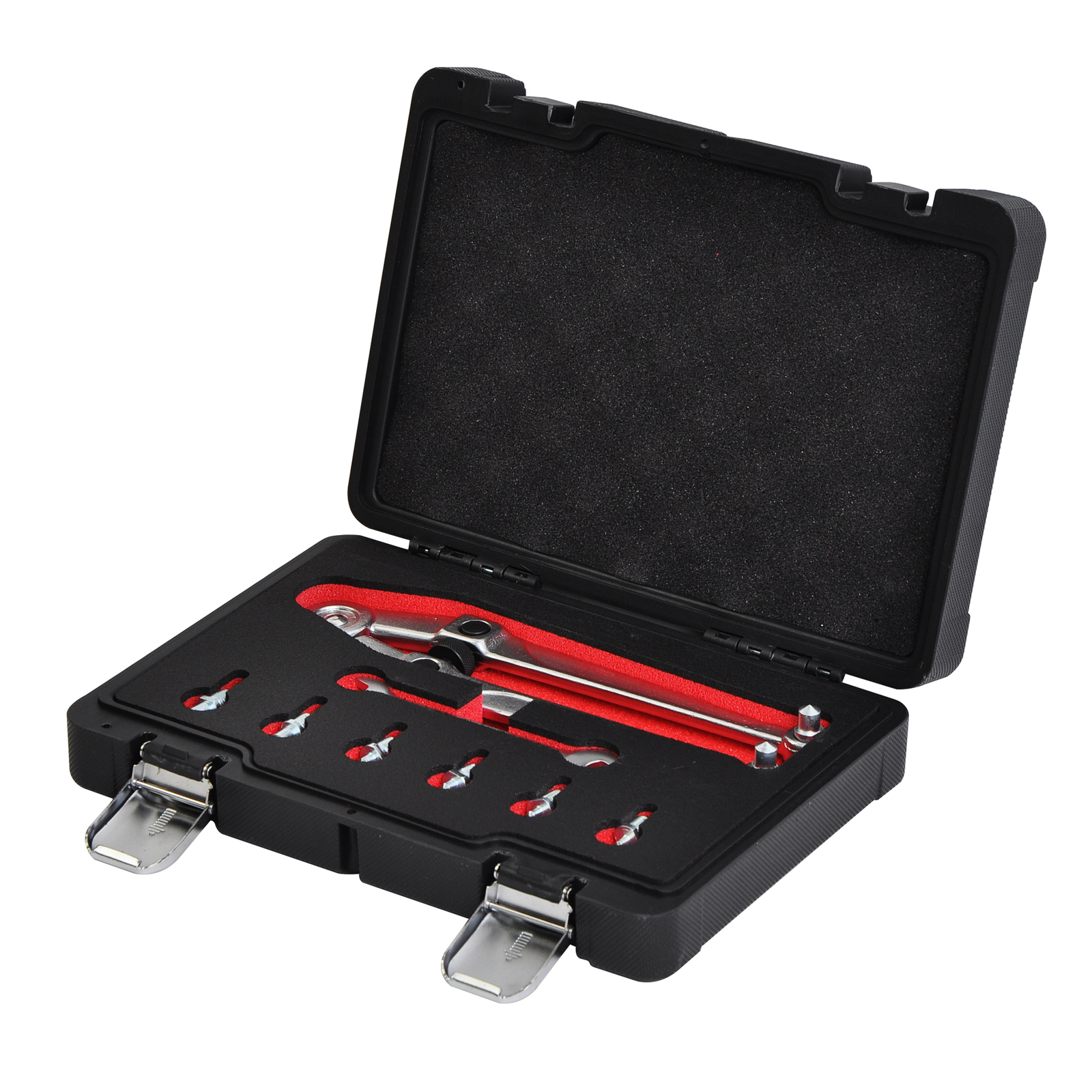 Adjustable Pin Spanner Tool Set Gland Nuts Wrench with top holes, 8 Pin 2.5-9mm