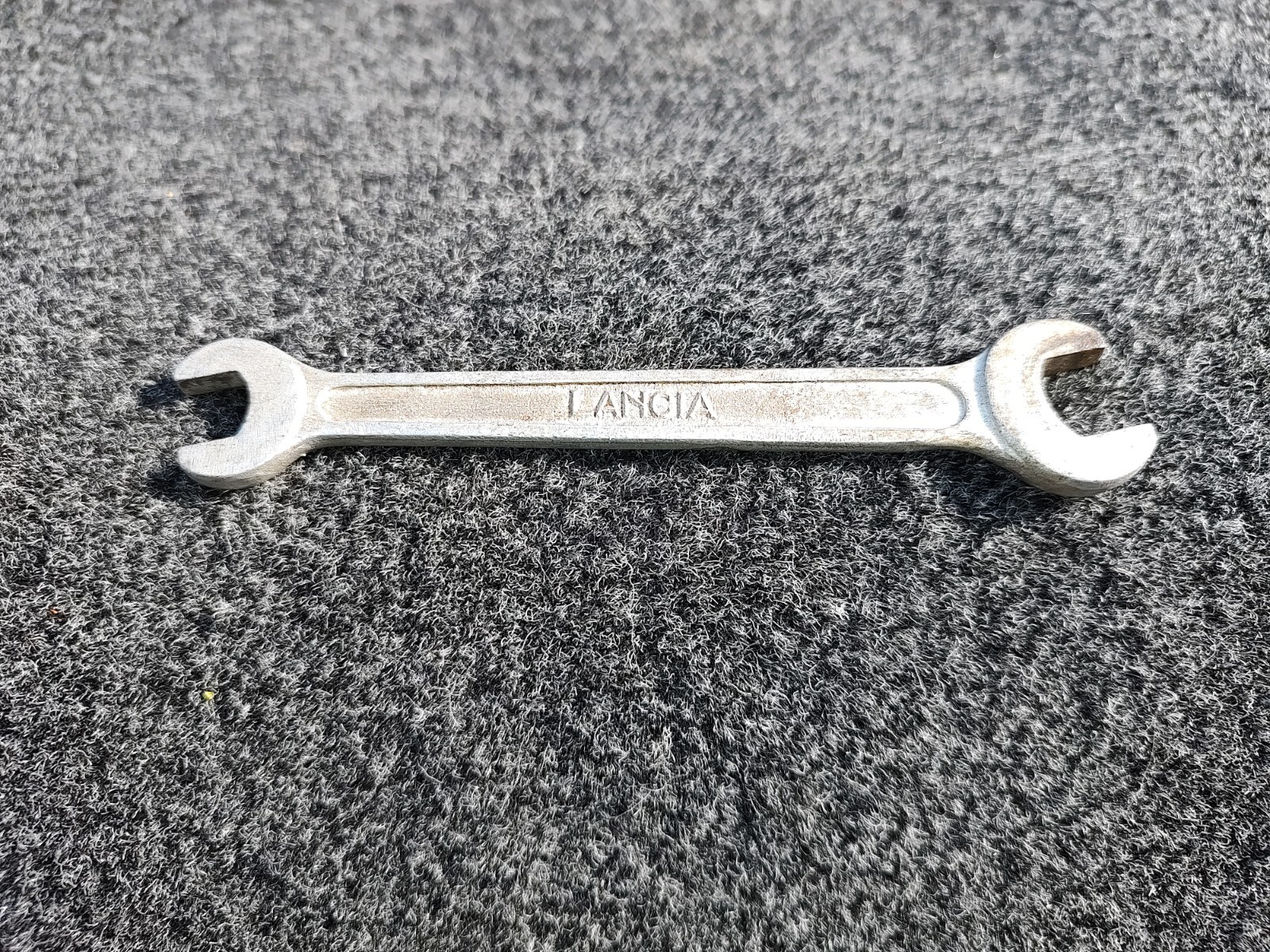 Vintage Lancia Spanner 9 mm x 11 mm Wrench Chiave Italy tool kit roll 2186271