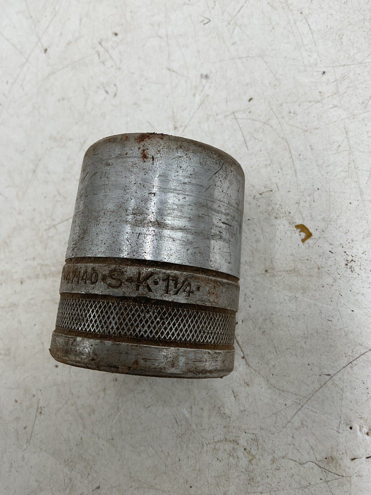 S-K Tools 47140 1-1/4in 3/4″ Drive 12 Point Socket Knurled USA SK Tool