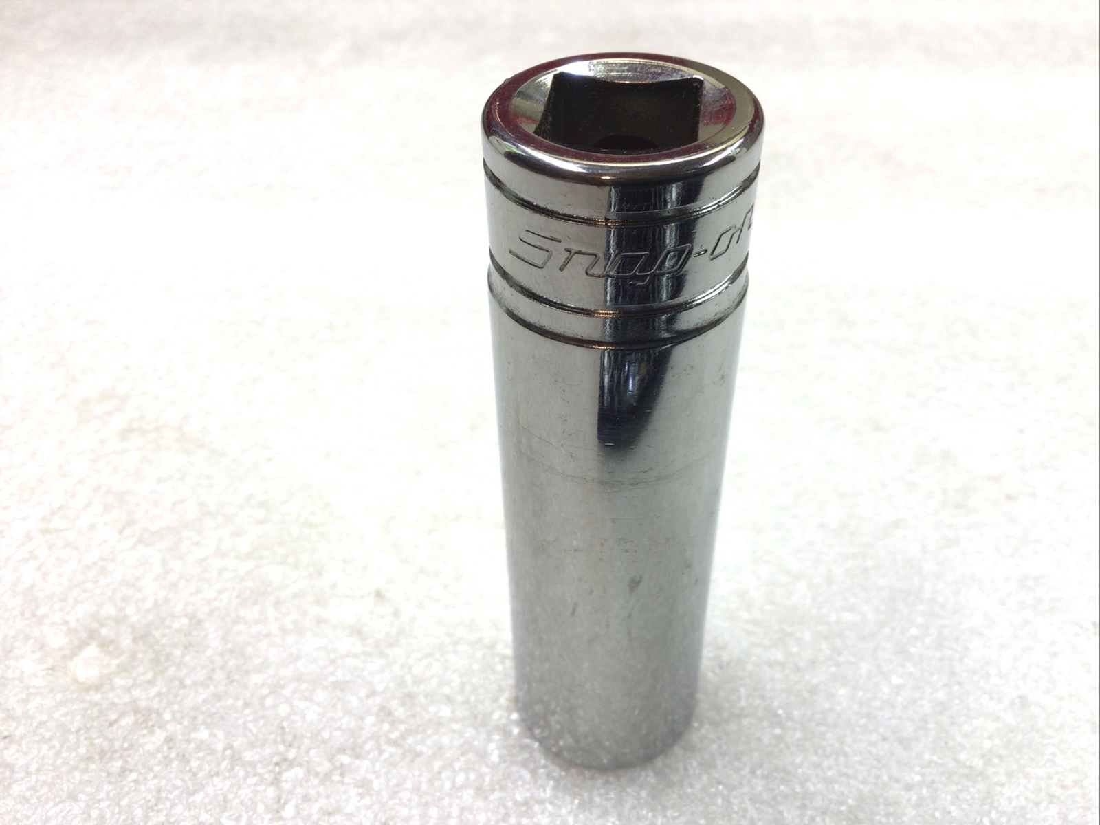 Snap-On#TS221 – Chrome 11/16”SAE, Deep Socket, Flank Dr. 1/2″ Dr. 6 Pt.-USA-NEW