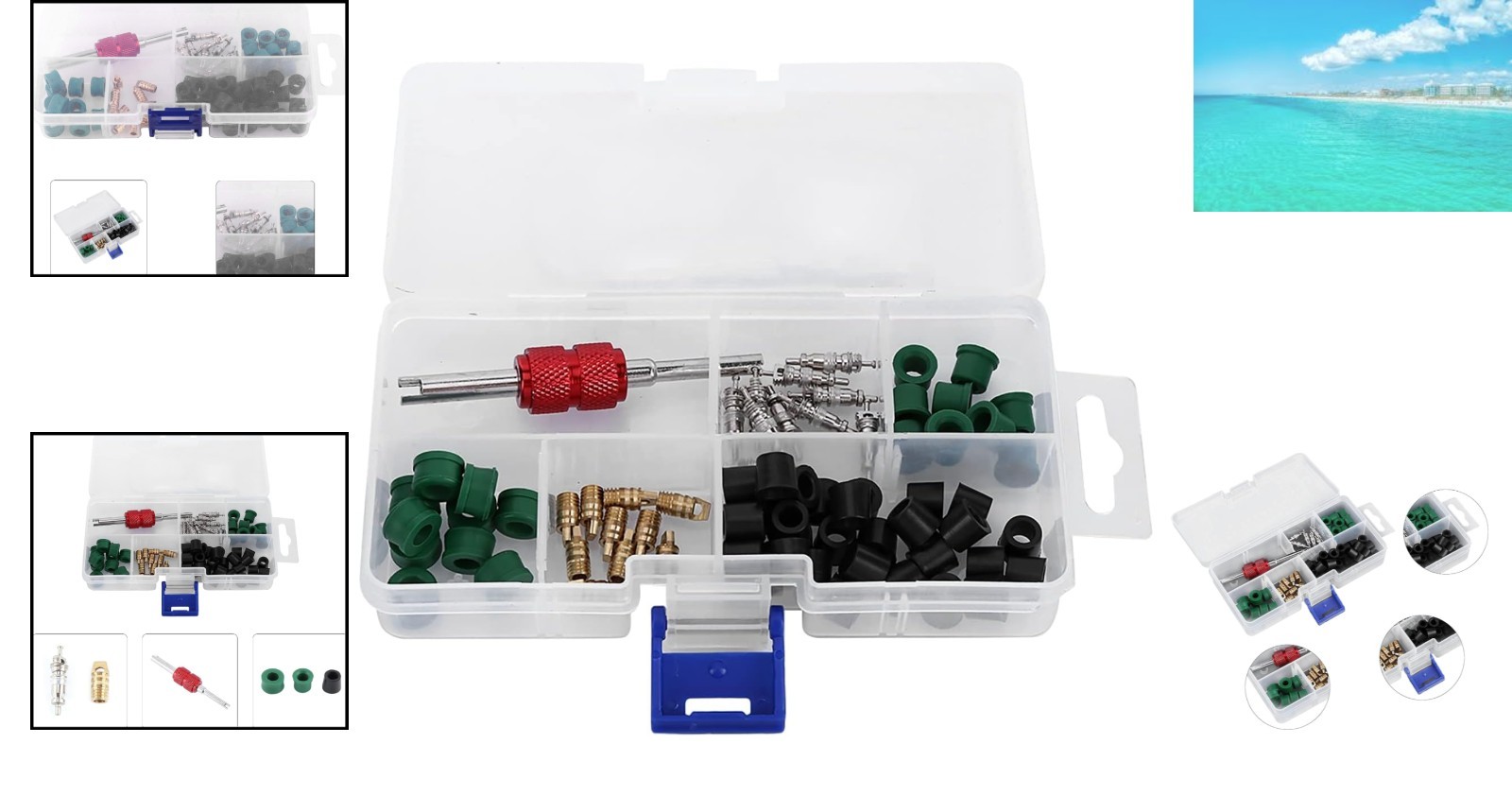 Complete 71-Piece A/C Valve Core Tool Set for Effective Automotive Repairs