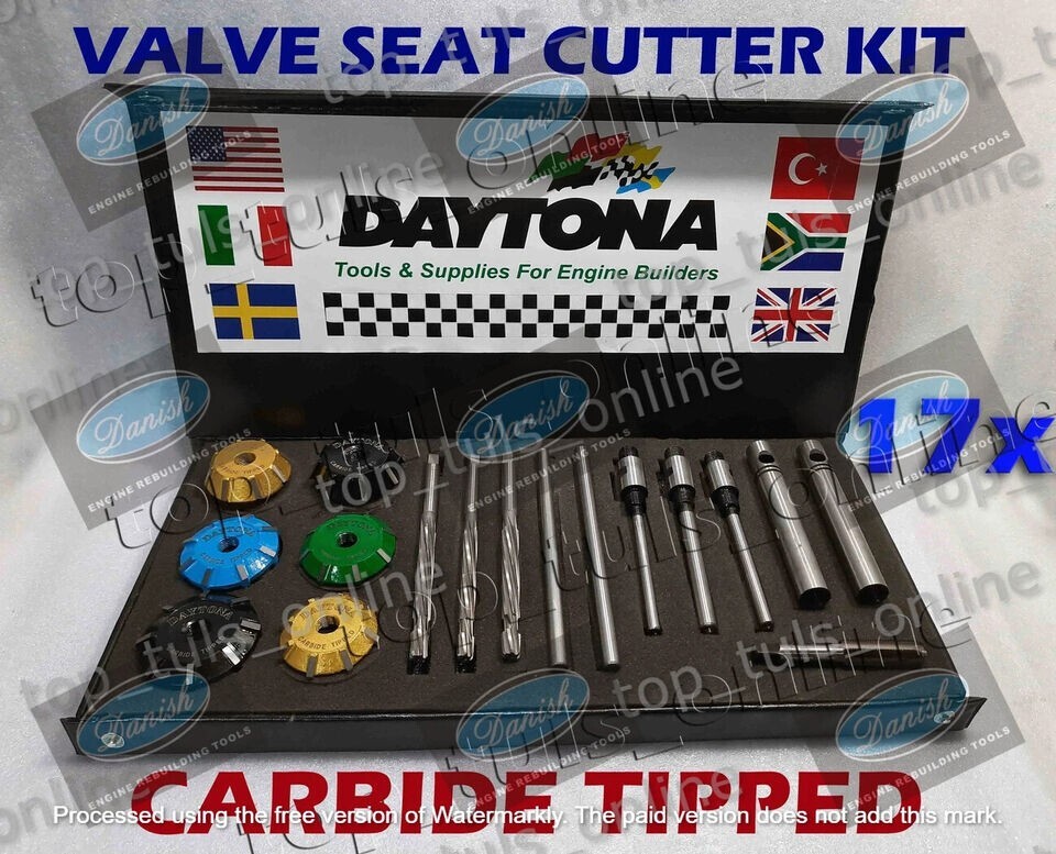 CHEVY BIG BLOCK 348-396-409 66-76 HEADS 3 ANGELS CUT VALVE SEAT CUTTER KIT CARBI