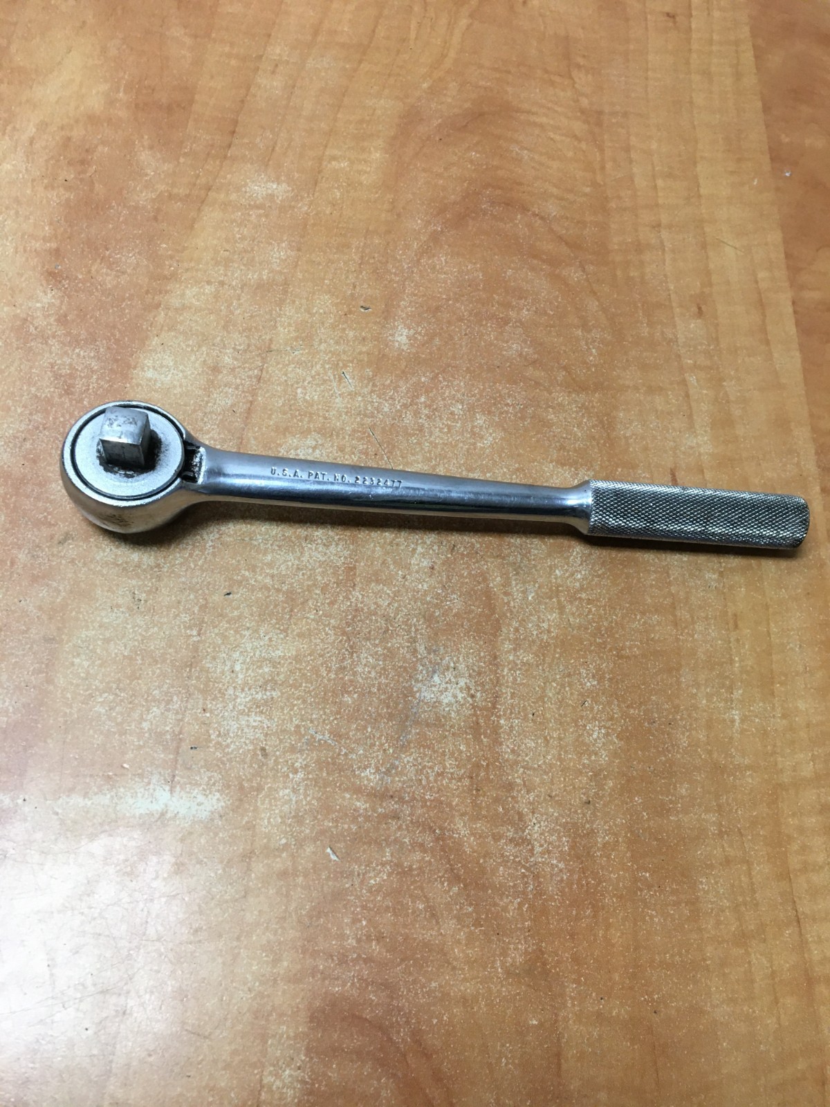 S-K Tools 1/2″ Drive Ratchet 42470 Wrench Knurled Handle Made In USA 10”