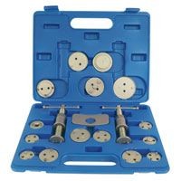LASER 3835 Brake Caliper Rewind Tool Kit Steel Adaptor For European Vehicles