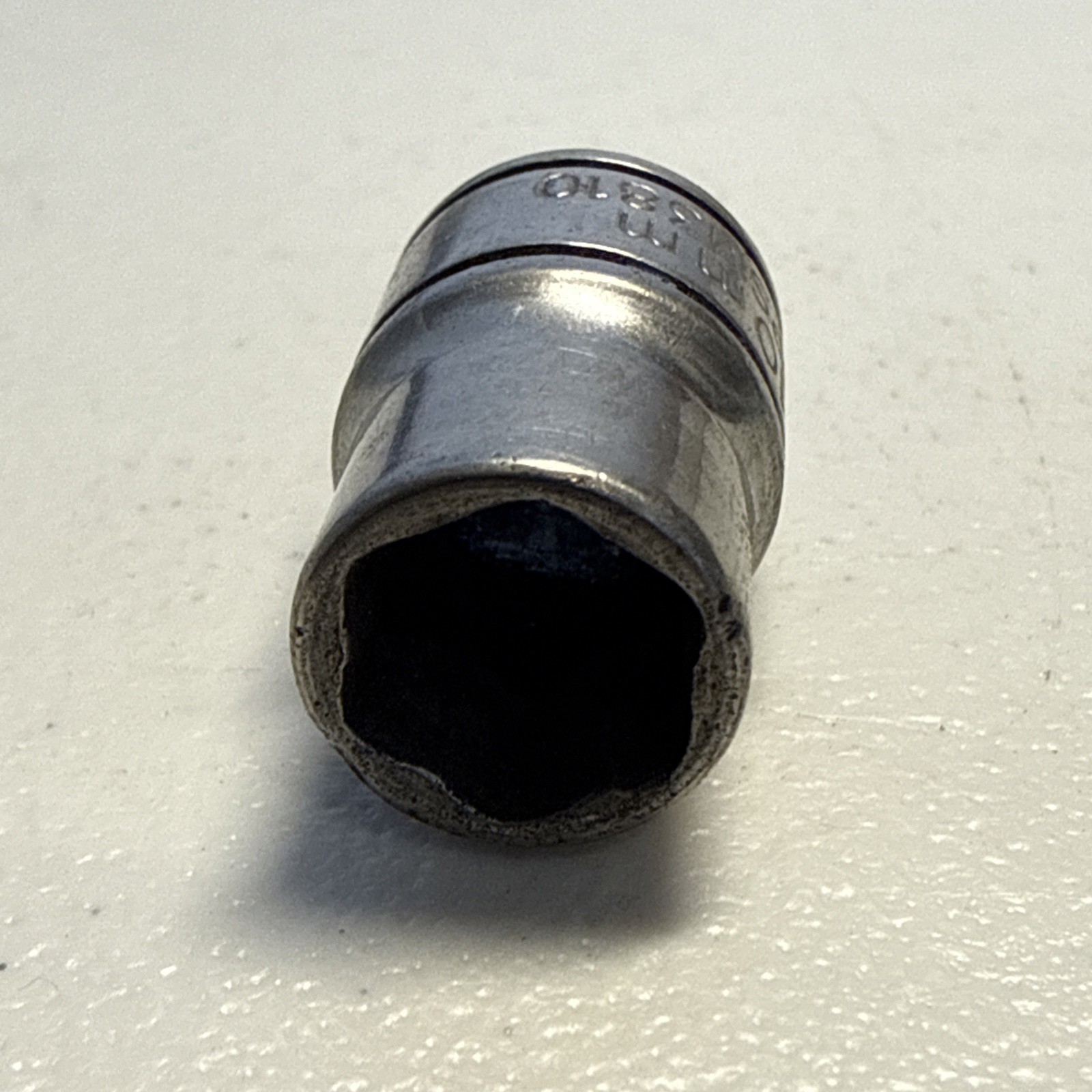 Blue Point 3/8″ Drive 10mm 6 Point Shallow Socket Chrome Metric BLPSM3810 USA