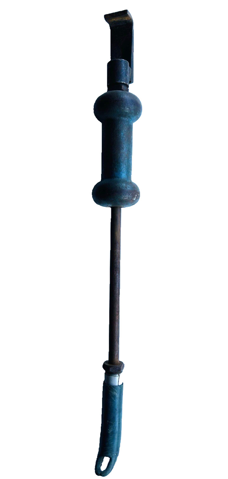 Vintage Heavy Duty Industrial Slide Hammer Approx. 27″ Long / 7.75 Lbs