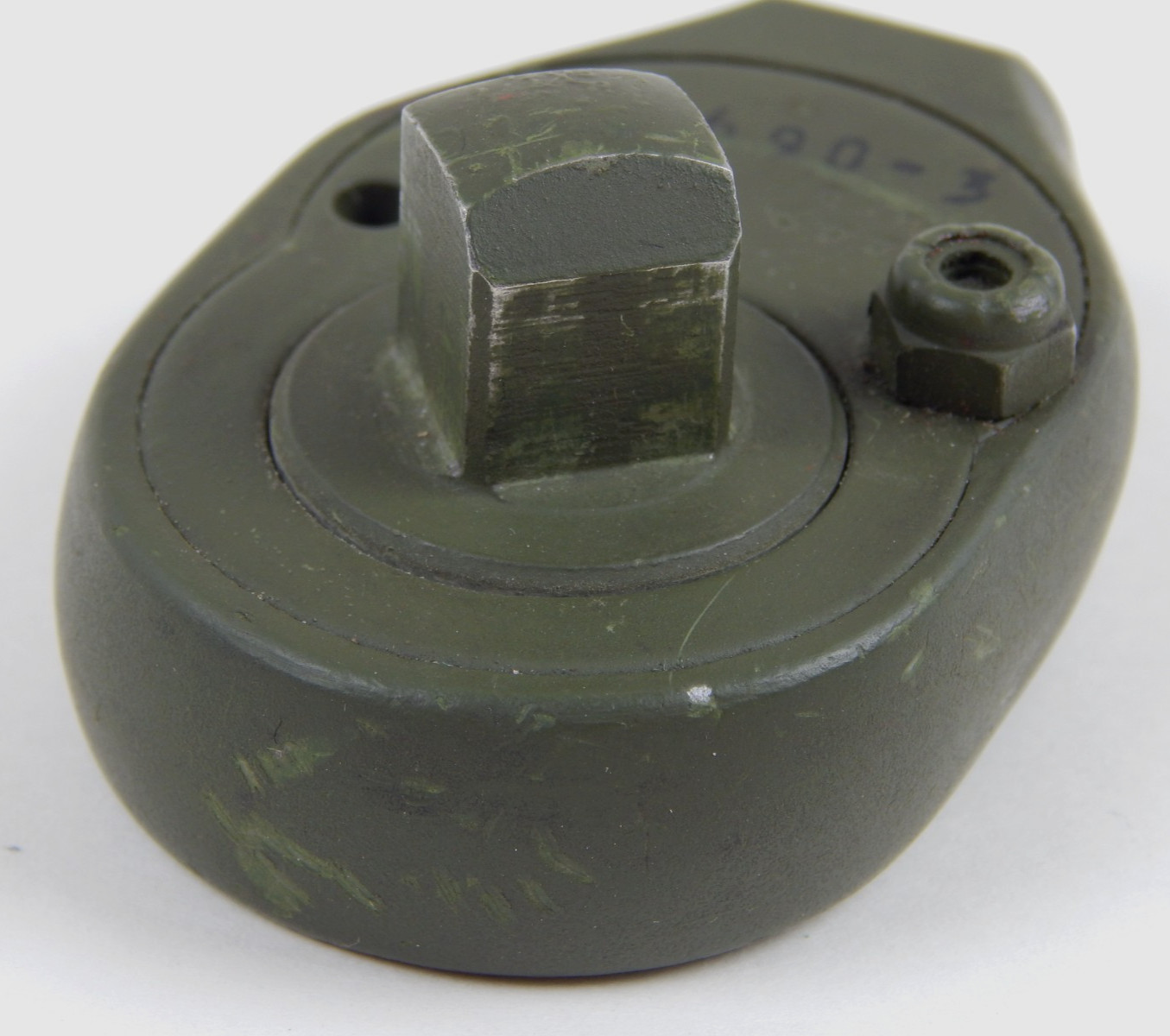 RARE Vintage Proto 5449 1/2″ Drive Thumb Palm Ratchet Head Military Green