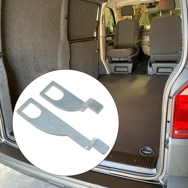 Car Tailgate Bracket Extension for T5 For T6 2 Stainless Steel Hooks 10cm 15cm