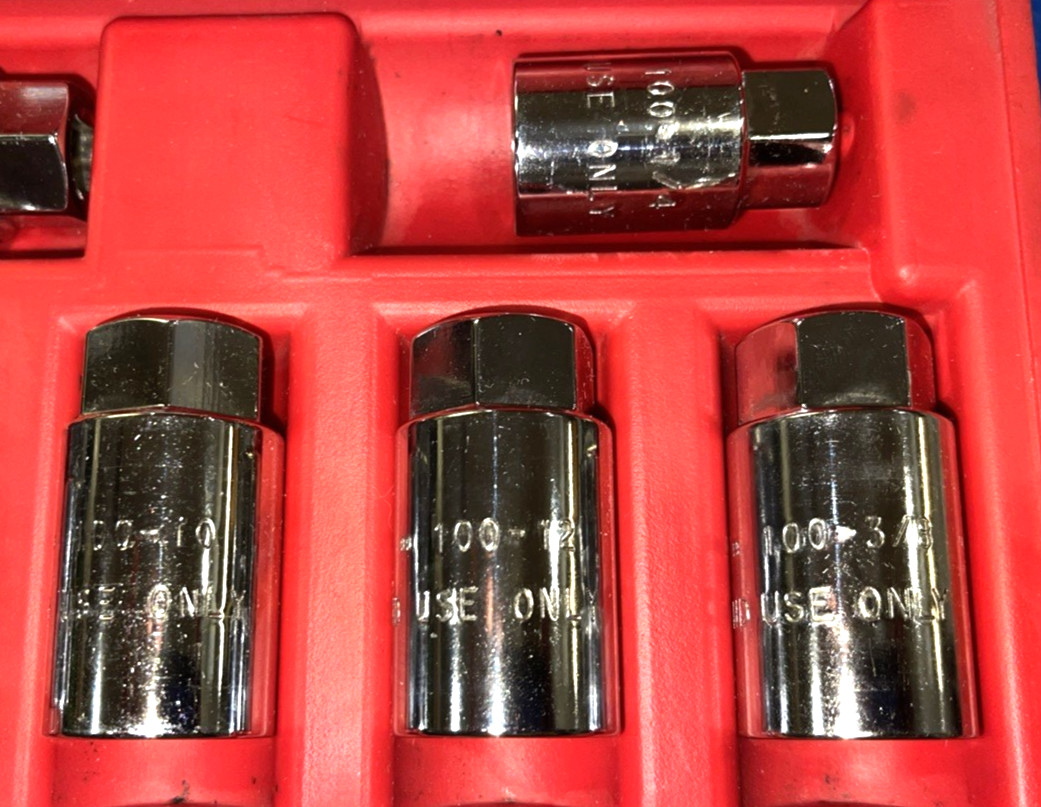 AST TOOLS 7 PIECE MULTI DRIVE STUD EXTRACTOR/ INSTALLER SAE/METRIC SET