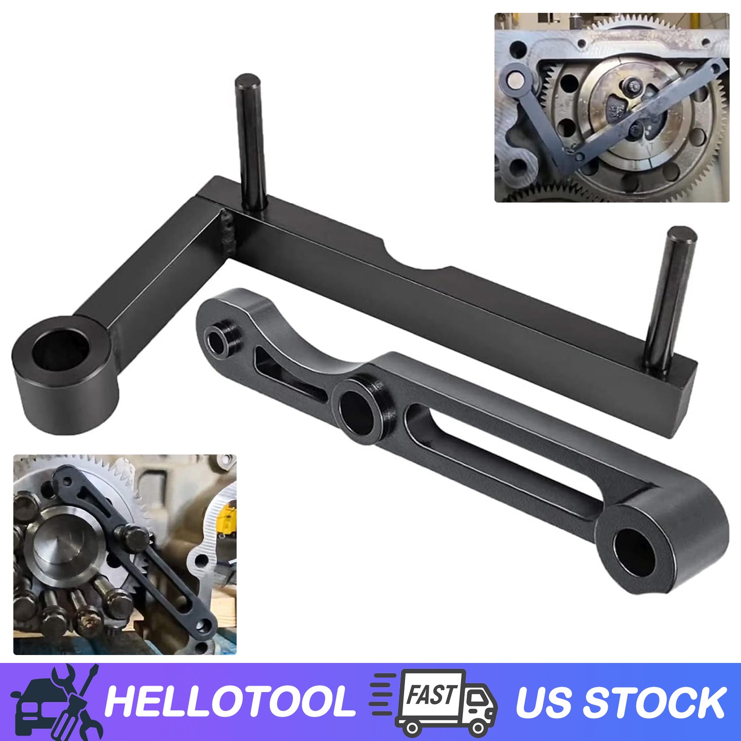 For Detroit Diesel DD13 DD15 Idler 3 Cantilever Tool J-47487 + TDC Tool J-48630