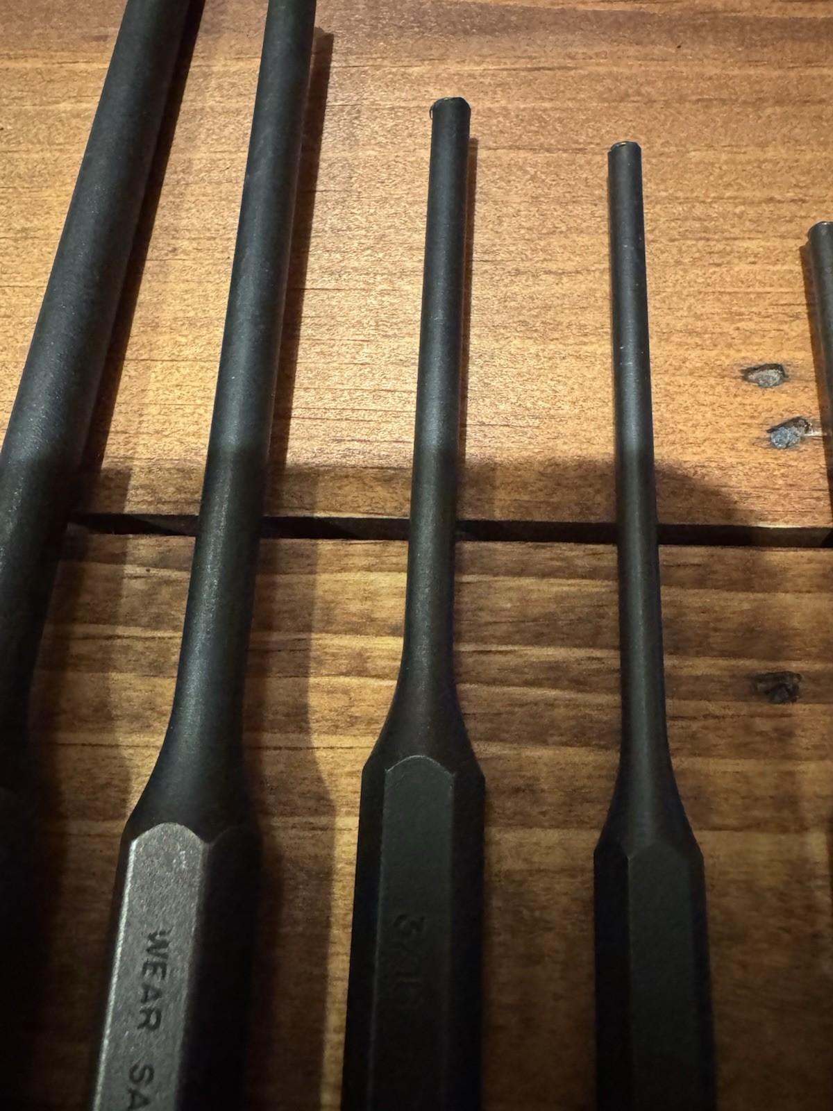 Mac Tools SRPP6KSS 6-Piece Roll Pin Punch Set EUC