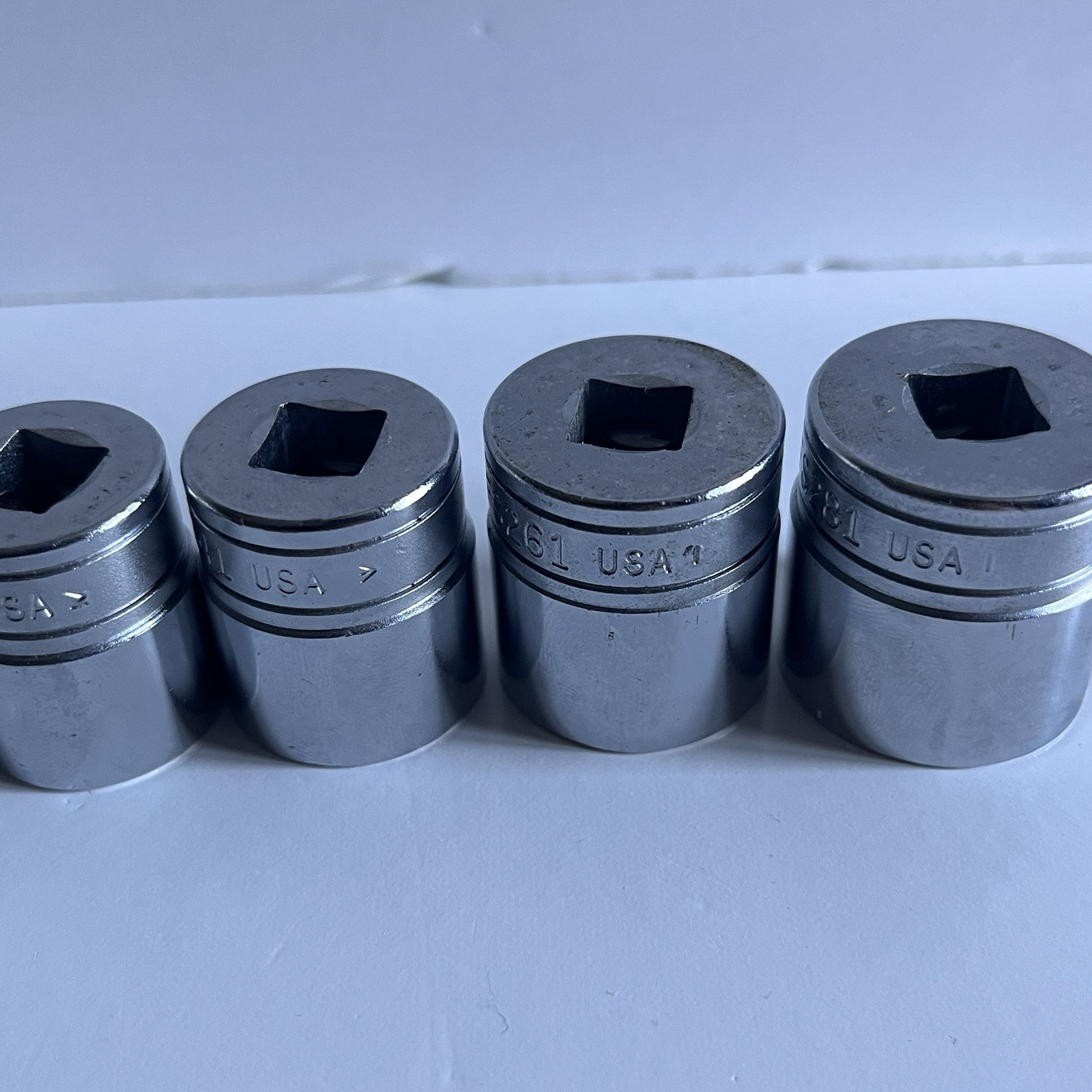 Snap On 10pc SAE Standard Socket FS- Set 3/8″ Drive 6 Point 5/16″ – 7/8″ USA