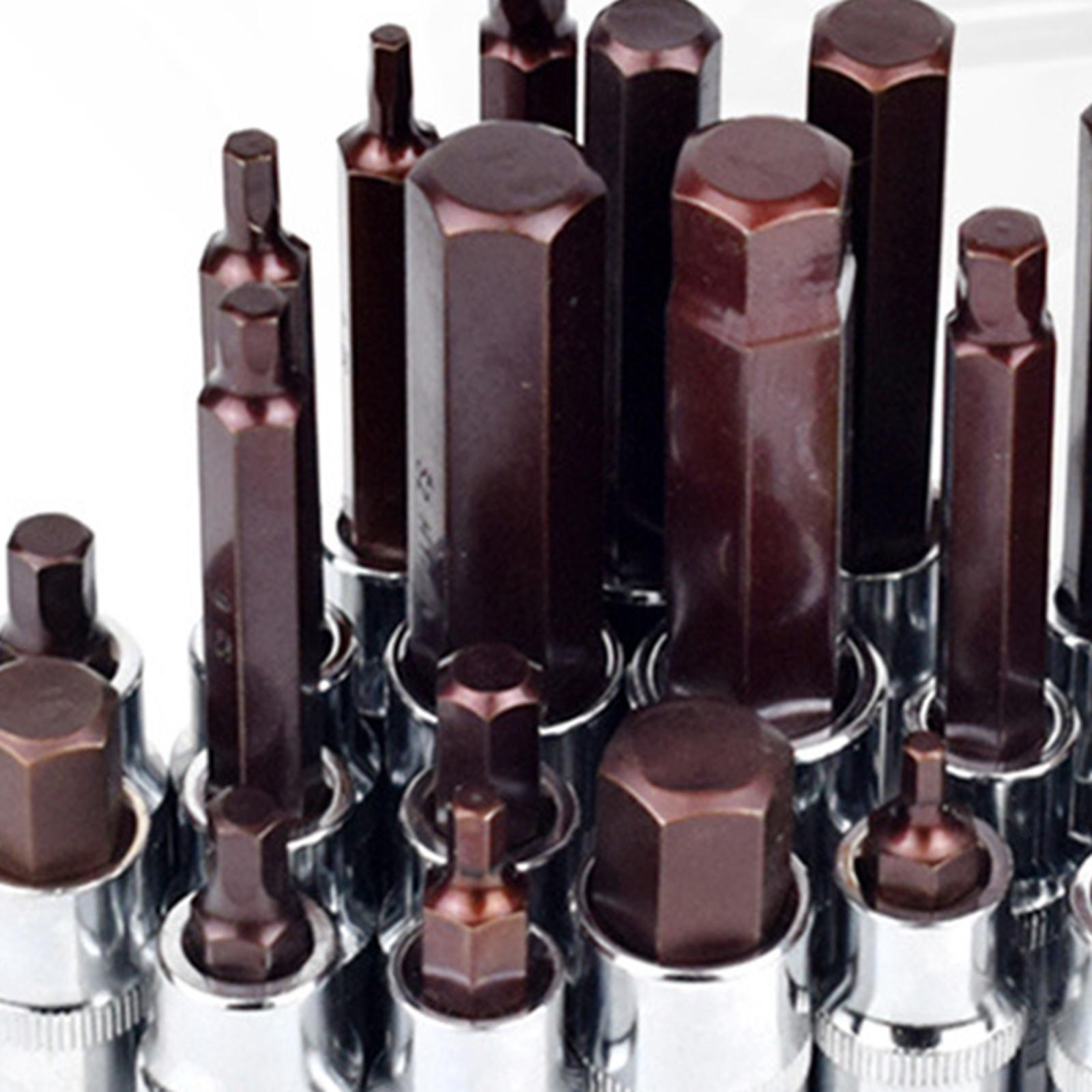 9Pcs 1/2 inch Hex Socket Set Parts Impact Socket Set for Machinery