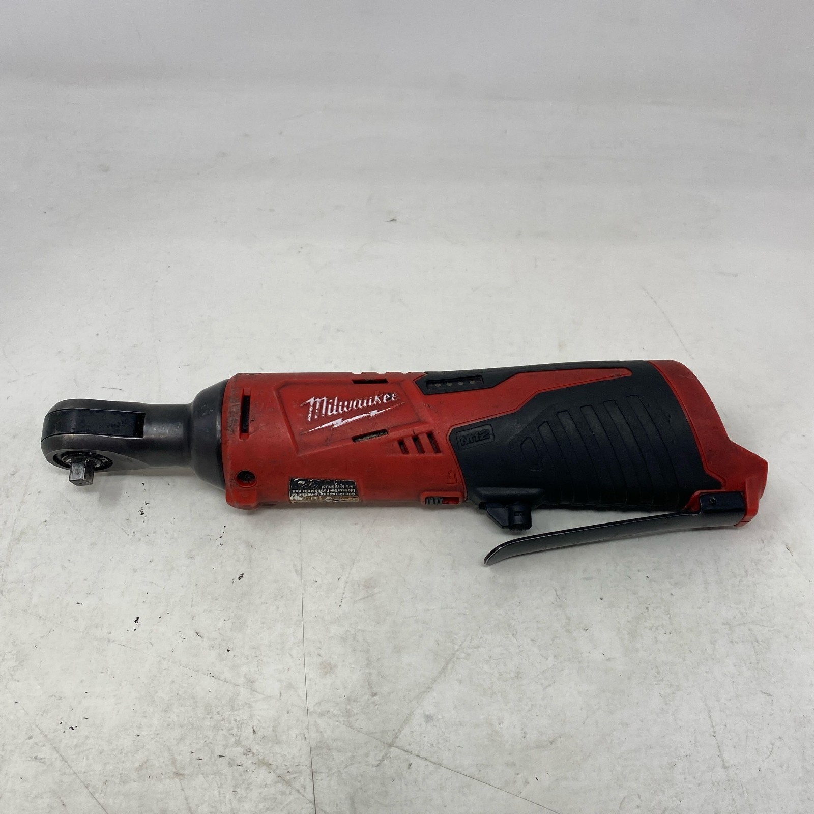 Milwaukee M12 1/4″ Cordless Ratchet 2456-20 Tool Only Red/Black