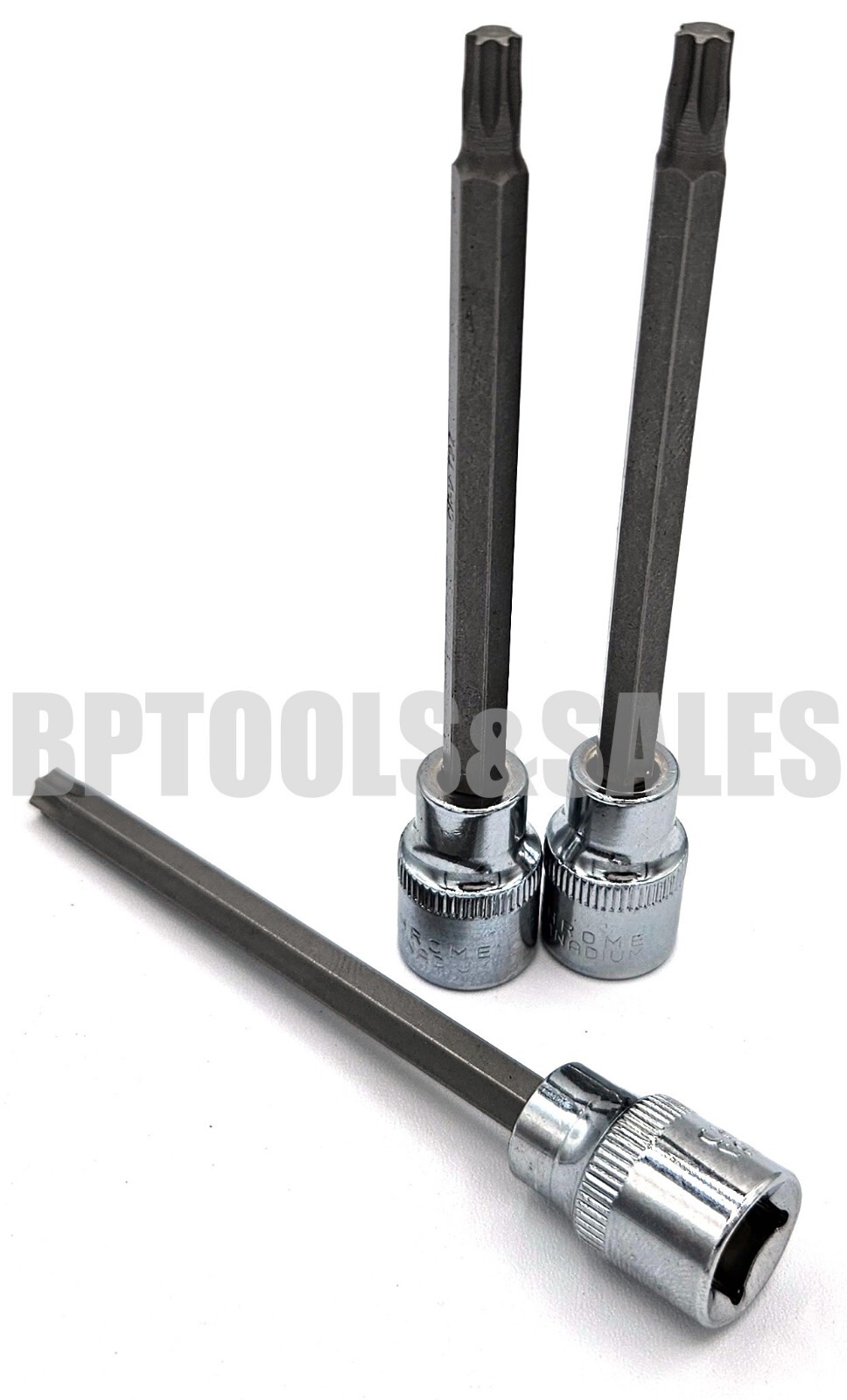 7pc 3/8″ DR. Extra Long TORX Bit Socket Set (METRIC) Long 110mm Shank T10 – T40
