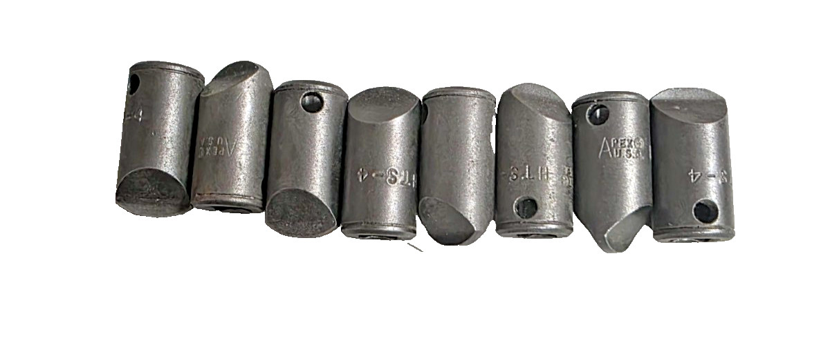 Apex HTS-4 Hi-Torque Socket 1/4″ Dr X 1/2″ W #4 Recess Insert Bit LOT OF 8