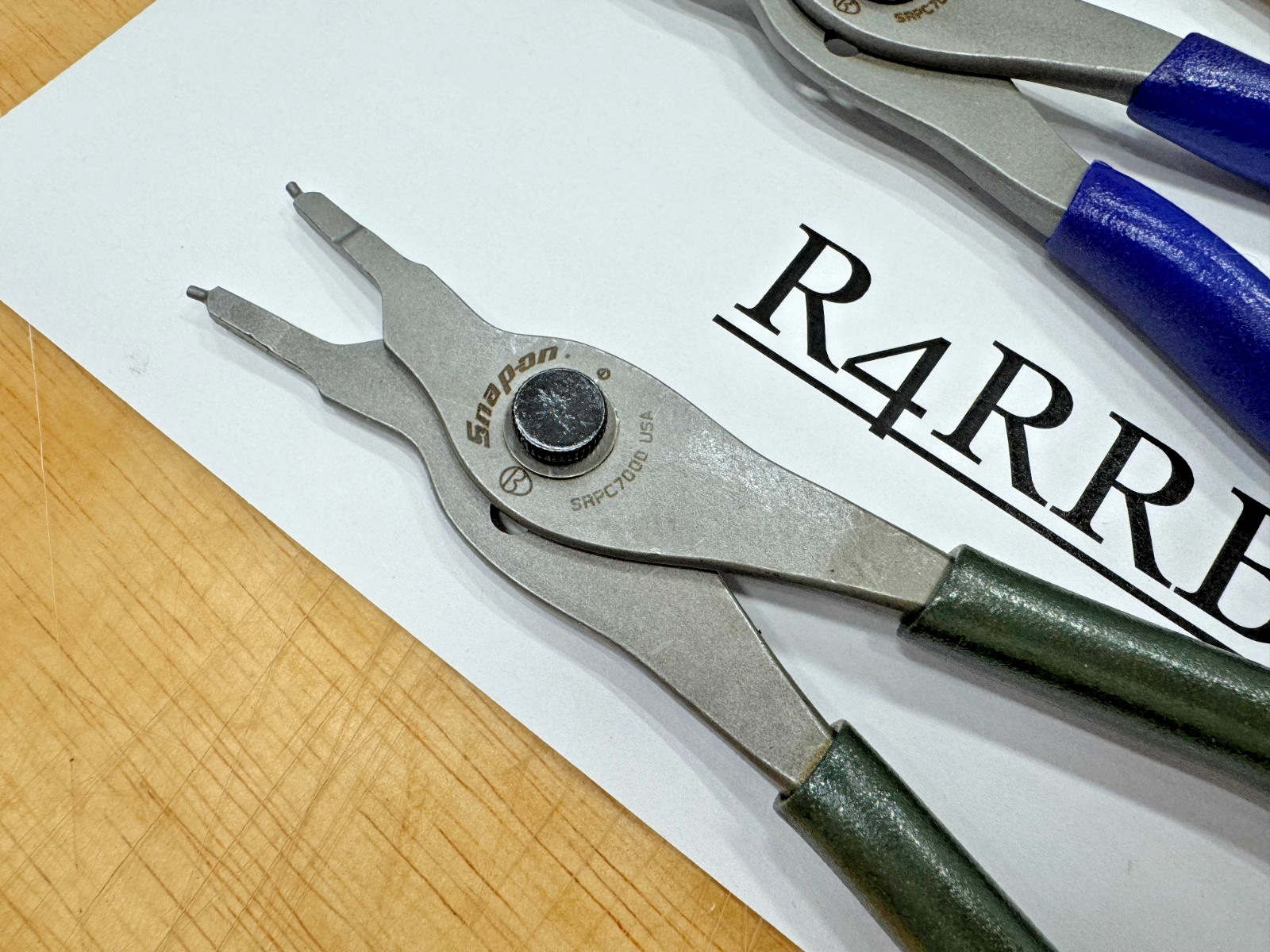 Snap-on Tools NEW 3pc MULTI COLOR Soft Grip .070 Tip Snap Ring Pliers Lot Set