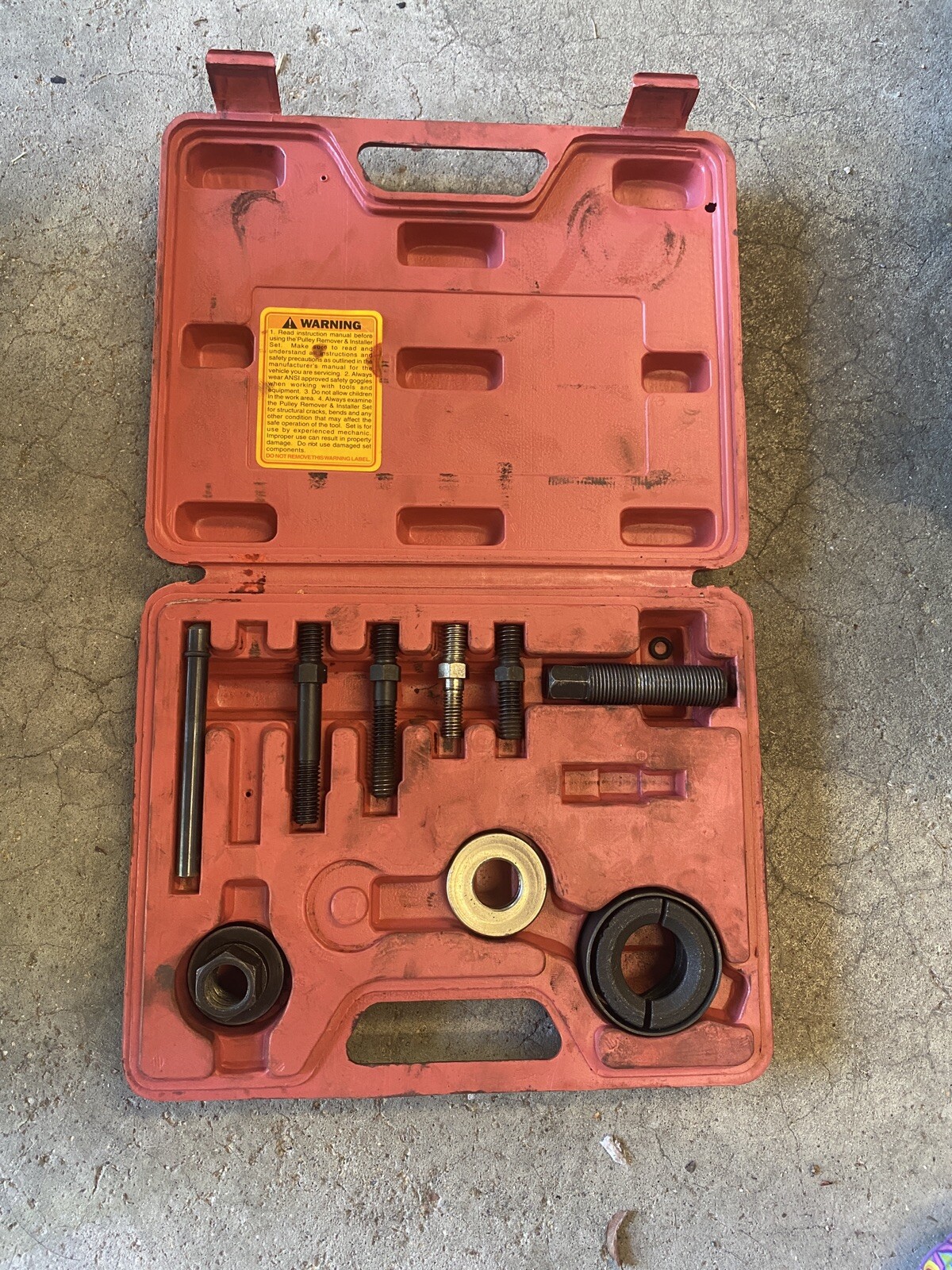 US general pulley remover And Installer Set Missing Pieces