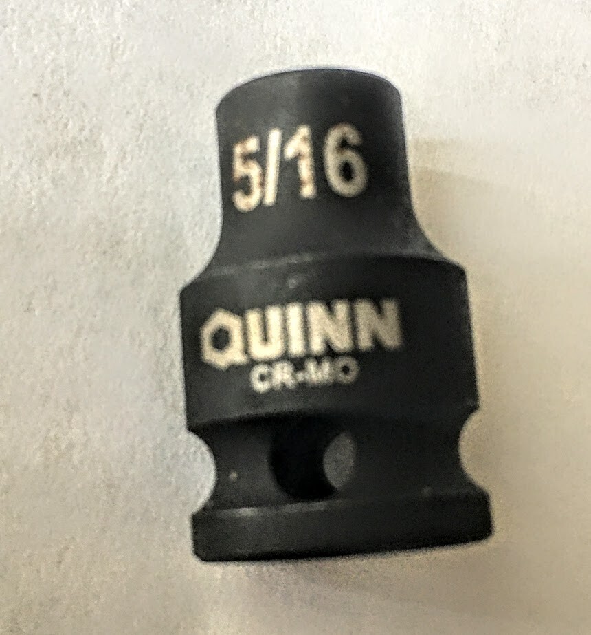 Quinn 5/16″ x 3/8″ Dr Standard Impact Socket 6 Point Free Shipping