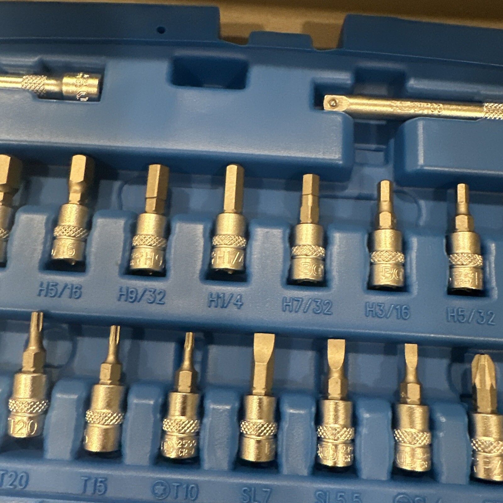 BGS 1/4″ Inch Mechanic Socket Set 46 Pc. Set SAE No. 2141 Steckschlüssel-Satz