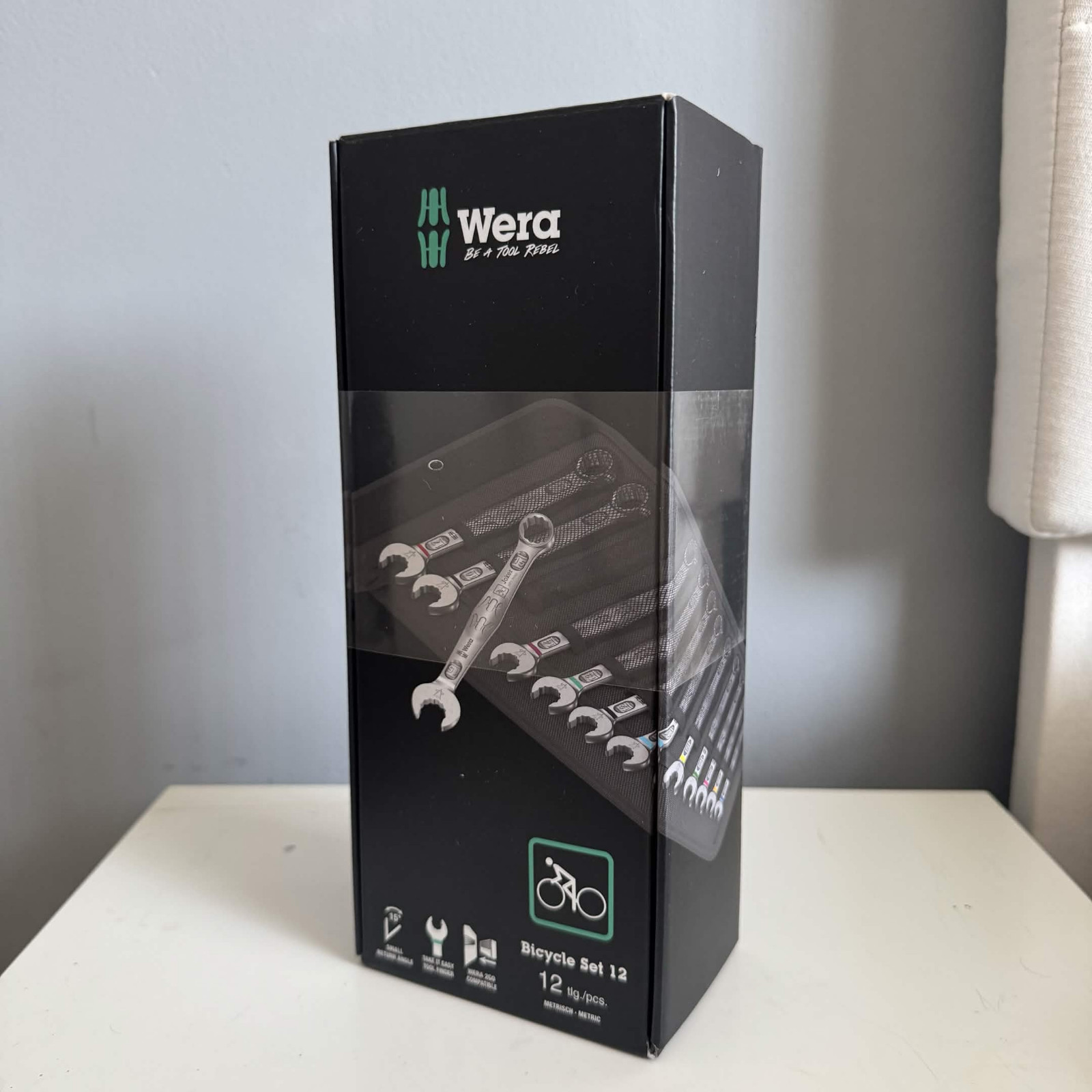 Wera 05004181001 Bicycle Ring Spanner, 12-Piece Set Sealed New ✅