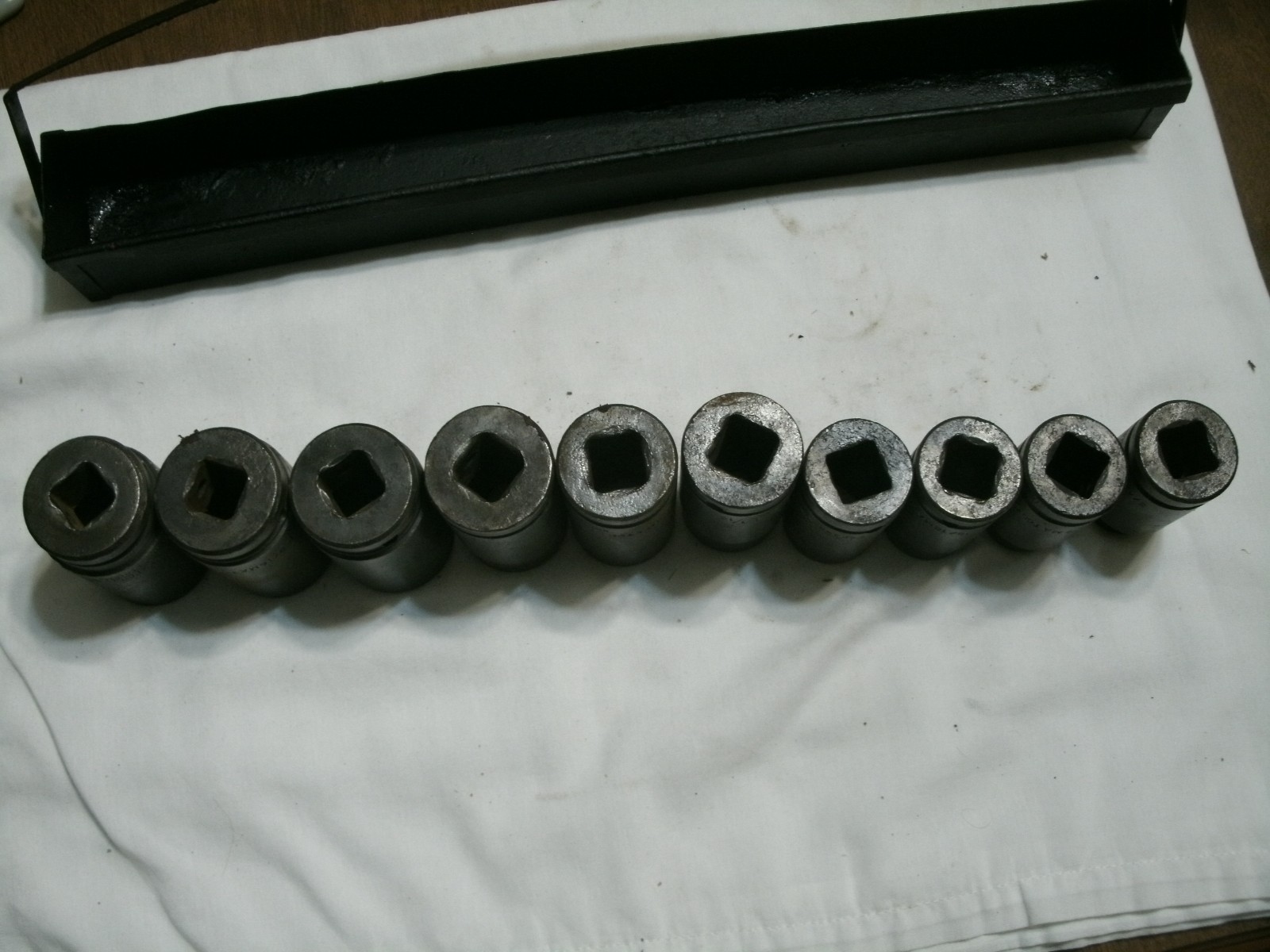 Lot of 10 Matco 3/4″ Dr SAE 6pt Deep Well Impact Socket Set 3/4- 1 -3/8 USA