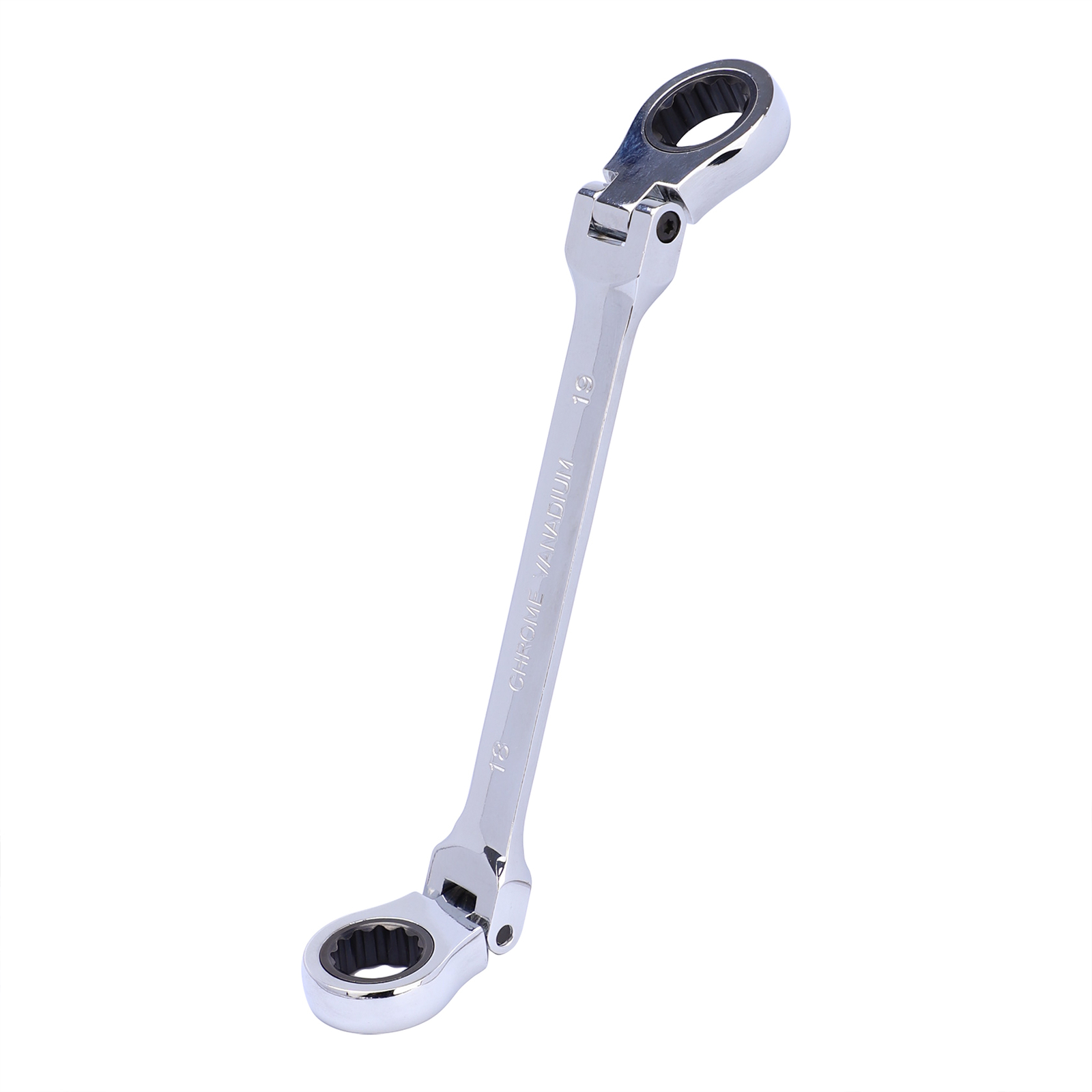 6 Universal Extra Long Ratcheting Wrenches Spanner Set End Flex-Head Double SAE
