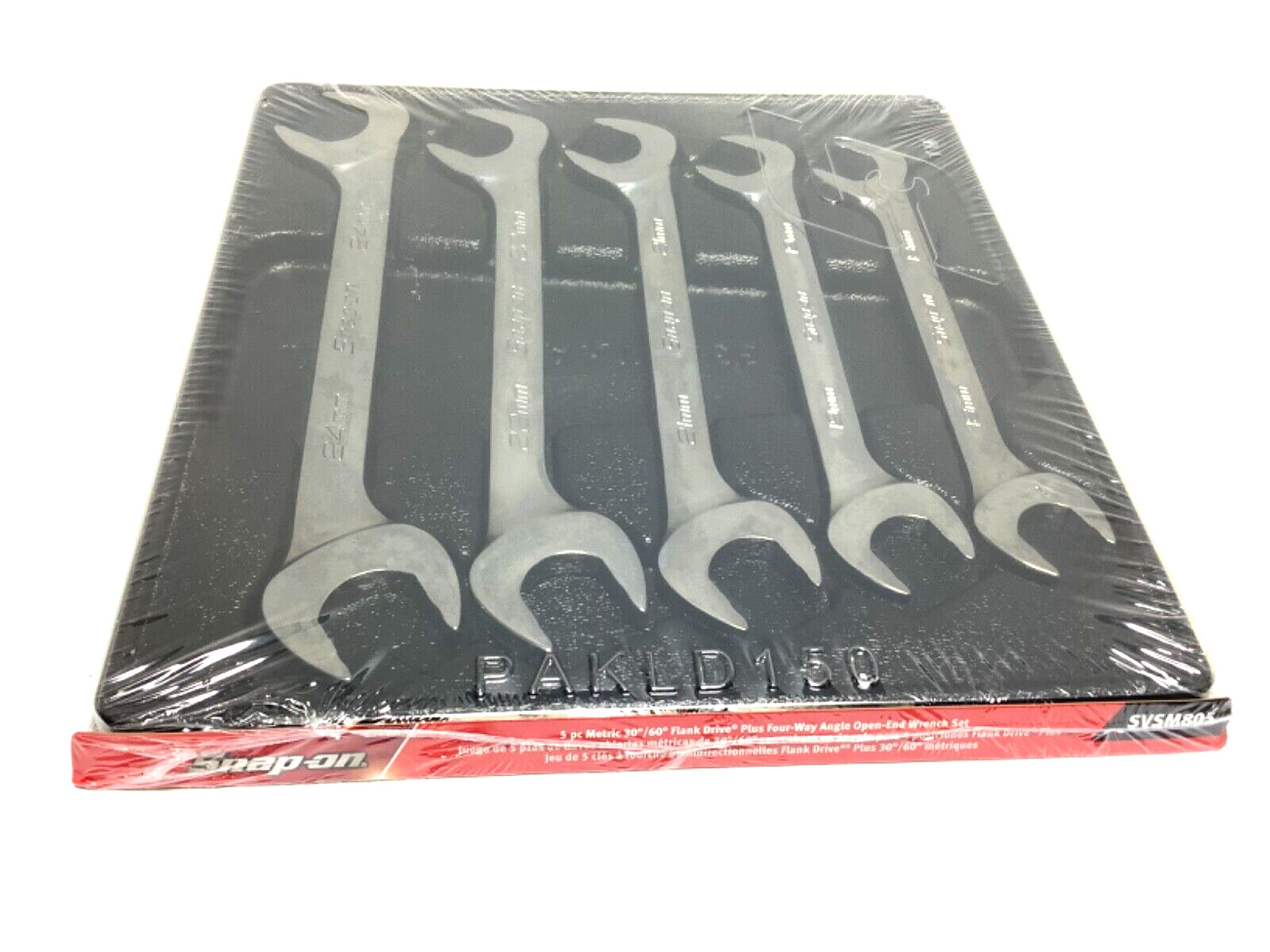 NEW Snap-on™ 18 19 21 22 24 mm SVSM805 Flank Drive Plus Angled Head Wrench Set