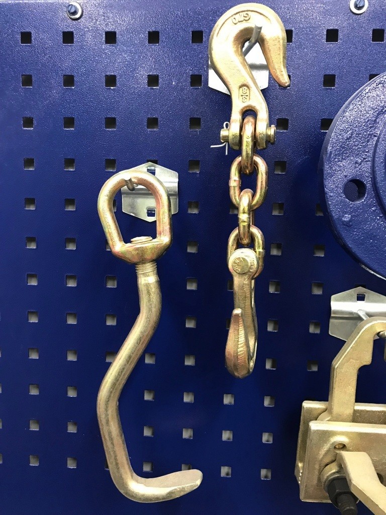 SET#74 – 7 PIECE AUTO BODY FRAME MACHINE TOOLS SET CLAMPS CHAIN HOOK CLAW