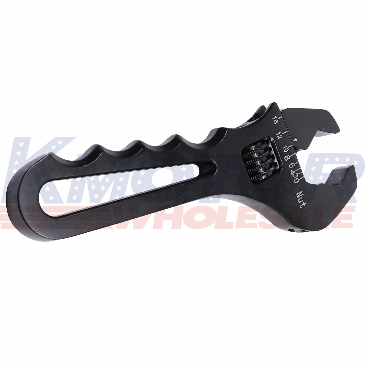 Adjustable Wrench Aluminum Tool Spanner Black 3AN-16AN For Hose End Fitting