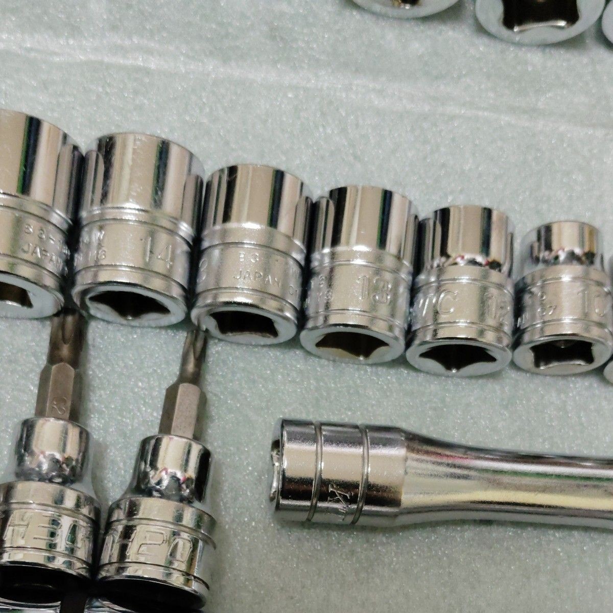 KTC Nepros Ko-ken Socket Wrench Set 3/8 1/2 Ratchet Japan Tool Lot